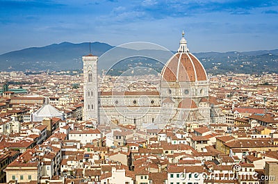 Il Duomo from above Stock Photo