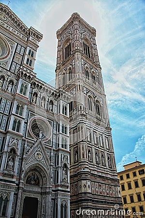 Il Duomo architecture, Florence, Italy Editorial Stock Photo