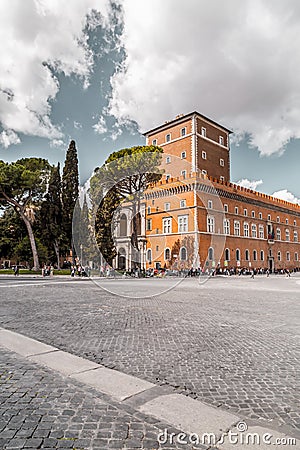 Il Vittoraino, monument to Victor Emmanuel, Rome Editorial Stock Photo