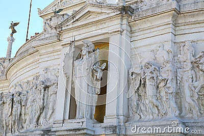 Il Vittoriano Stock Photo