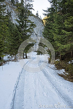 Ilanovska valley, Low Tatras mountains, Slovakia Stock Photo