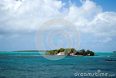 Ile de la Passe - Mauritius Stock Photo