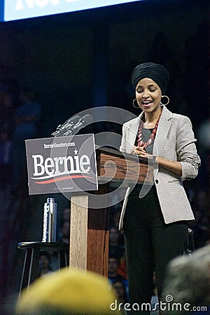 Ilhan Omar Editorial Stock Photo