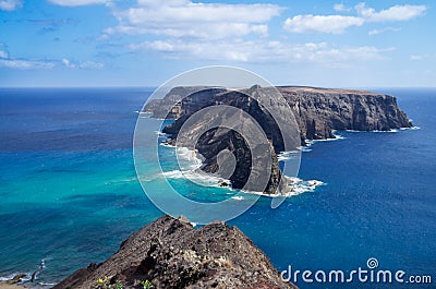 Ilheu da Cal, Porto Santo Stock Photo