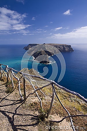 Ilheu de Baixo, (Ilheu da Cal) Madeira islands Stock Photo