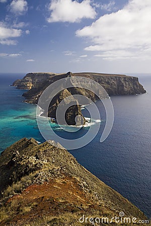 Ilheu de Baixo, Madeira islands Stock Photo