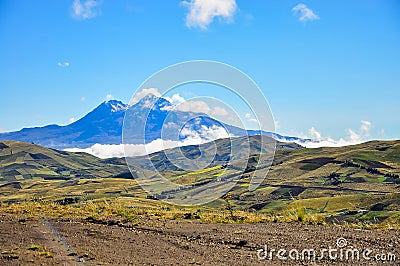 The Ilinizas, Ecuador Stock Photo