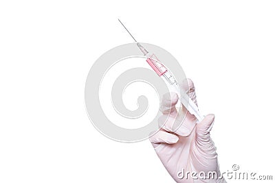 Ill dose anti-age fever paracetamol adrenalin research cosmetic Stock Photo