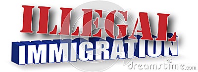 Illegal Immigration Stock Photo