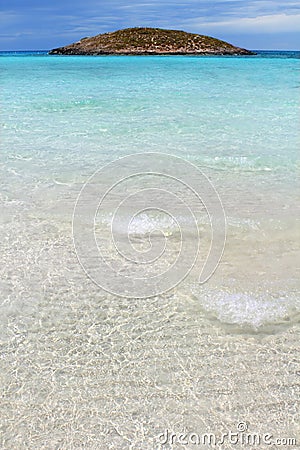 Illetes beach islands Formentera Balearic island Stock Photo