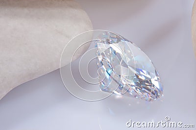 Illuminate diamond Stock Photo