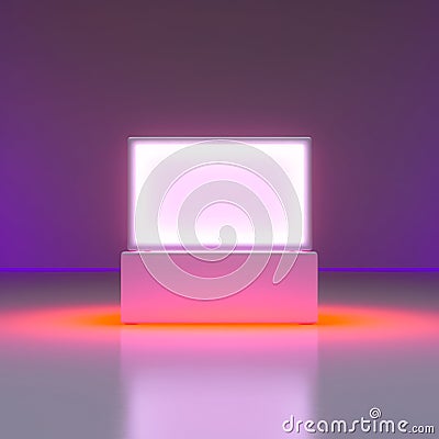 Illuminated Containment Stock Photo