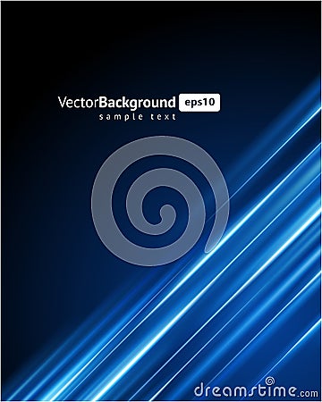 Illuminated diagonal line flow shiny blurred surface vertical background realistic vector Vector Illustration