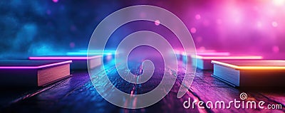 Illuminating Pathways to Learning An Inclusive Classroom Setting Showcasing Glowing Visuals and Communication Strategies for Stock Photo