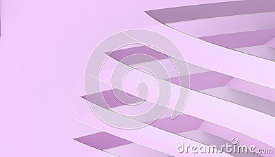 Illusion Creative Abstract Line art Concept and Ideas on Purple Monotone background Stock Photo
