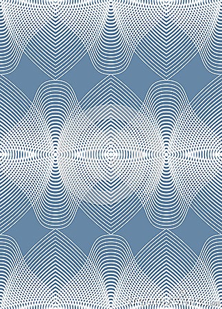Illusive abstract seamless pattern with geometric figures. Vector symmetric simple backdrop. Vector Illustration