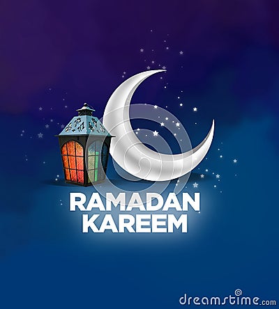 Ramadan Kareem sign Stock Photo