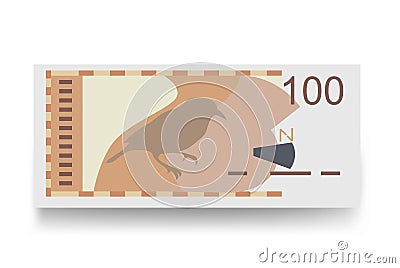 CuraÃ§ao and Sint Maarten money set bundle banknotes. Vector Illustration