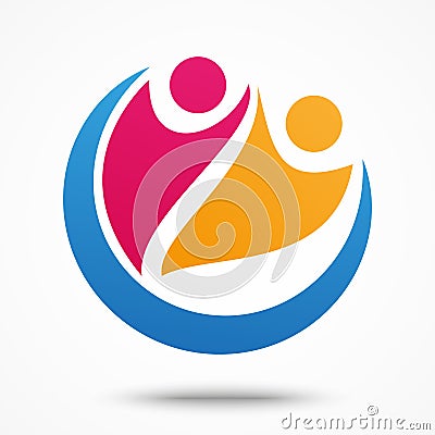Abstract business icon and symbol Vector Illustration