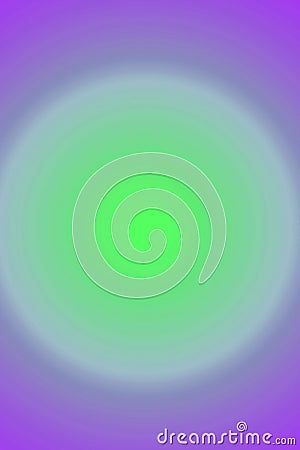 Abstract Gradient Lime Green Radial Beam on Purple Background Stock Photo