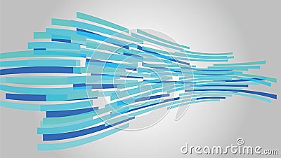 Illustration of abstract technology. Vector Illustration