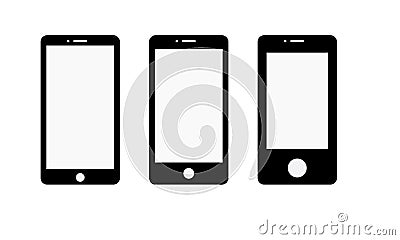 Android Mobile Phone - Cell Phone Icon Vector Illustration