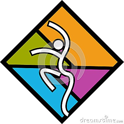 Dance logo Vector Illustration