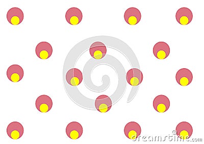 Illustration background bright round abstract baby circle Stock Photo