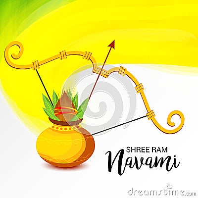 Happy Ram Navami. Stock Photo