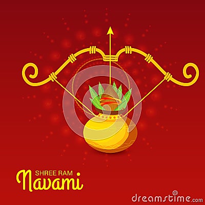 Happy Ram Navami. Stock Photo