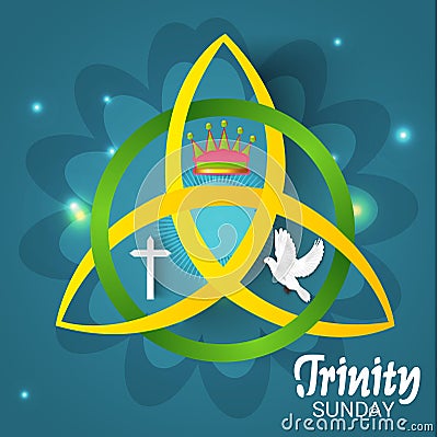 Trinity Sunday. Stock Photo