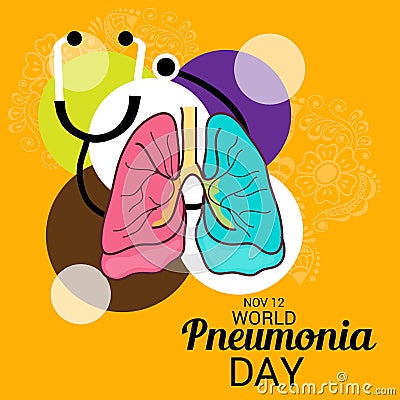 World Pneumonia Day. Stock Photo