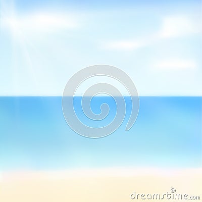 Illustration of beautiful summer background Vector Illustration