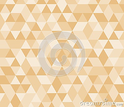 Illustration beige triangle pattern background that is seamless Stock Photo