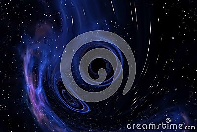 black hole anomaly Stock Photo