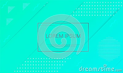 Dynamic gradient. Dynamic gradient. Neon abstract background concept. Minimal cover banner template. Vector Illustration