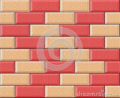 Bricks background concept Vector Illustration