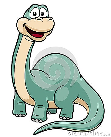 Cartoon dinosaur Vector Illustration