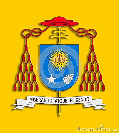 Coat of arms Francisco I. Stock Photo