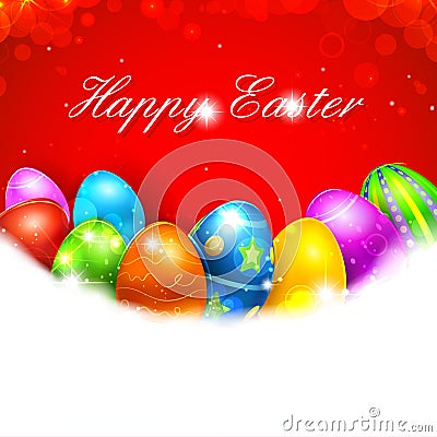 Colorful Easter Egg Vector Illustration