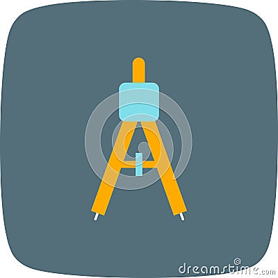 Illustration Compass Icon For Personal And Commercial Use. Stock Photo