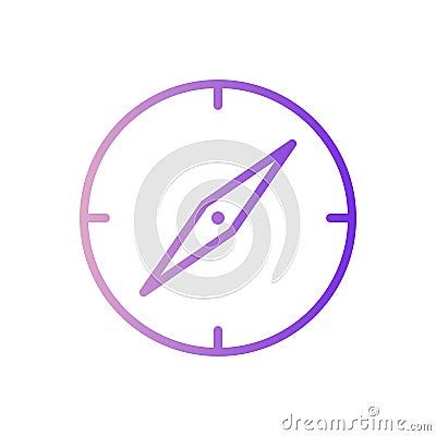 Illustration Compass Icon For Personal And Commercial Use. Stock Photo