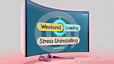 Illustration of computer screen with 