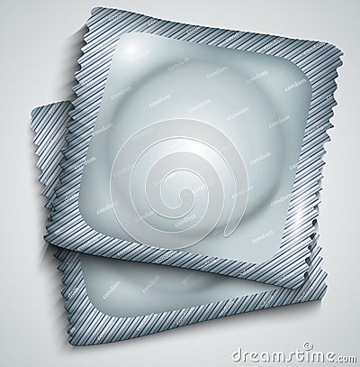 Illustration of condom Vector Illustration