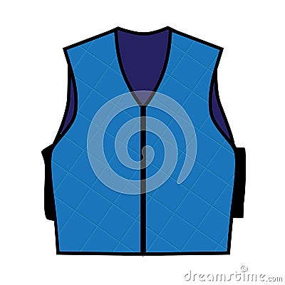 Illustration of a Cooling Vest Stock Photo