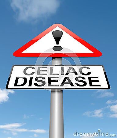 Celiac Disease concept. Stock Photo