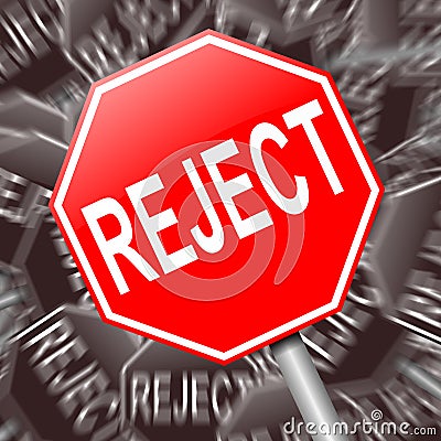 Reject concept. Stock Photo