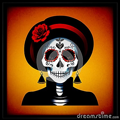 Illustration, Dia dei la Muerte, Mexico Stock Photo