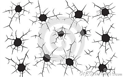 Illustration of diverse neuron structures showing intricate branching patterns commonly found in the human nervous Stock Photo