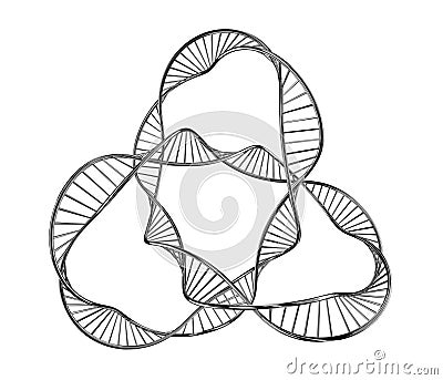 Illustration of a dna Stock Photo